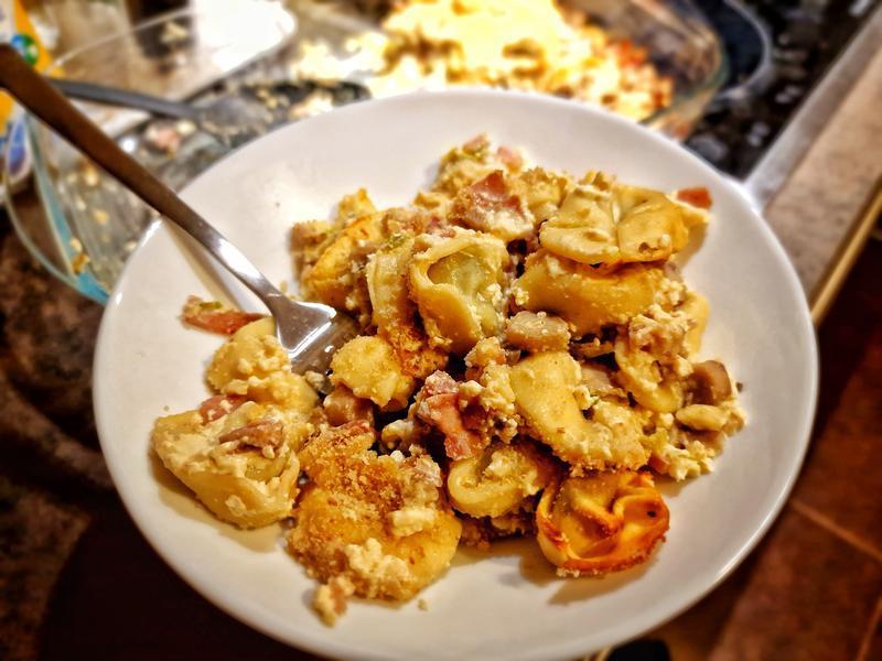picture for Caserola Tortellini cu Șuncă și Ceapă Verde